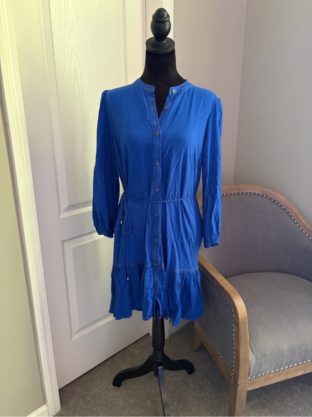 Nine West Vibrant Blue Tee Top